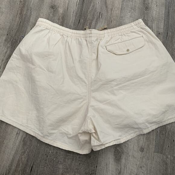 Patagonia Shorts Mens XL Beige Funhoggers Outdoors Running Climbing Beach Active - Picture 8 of 9